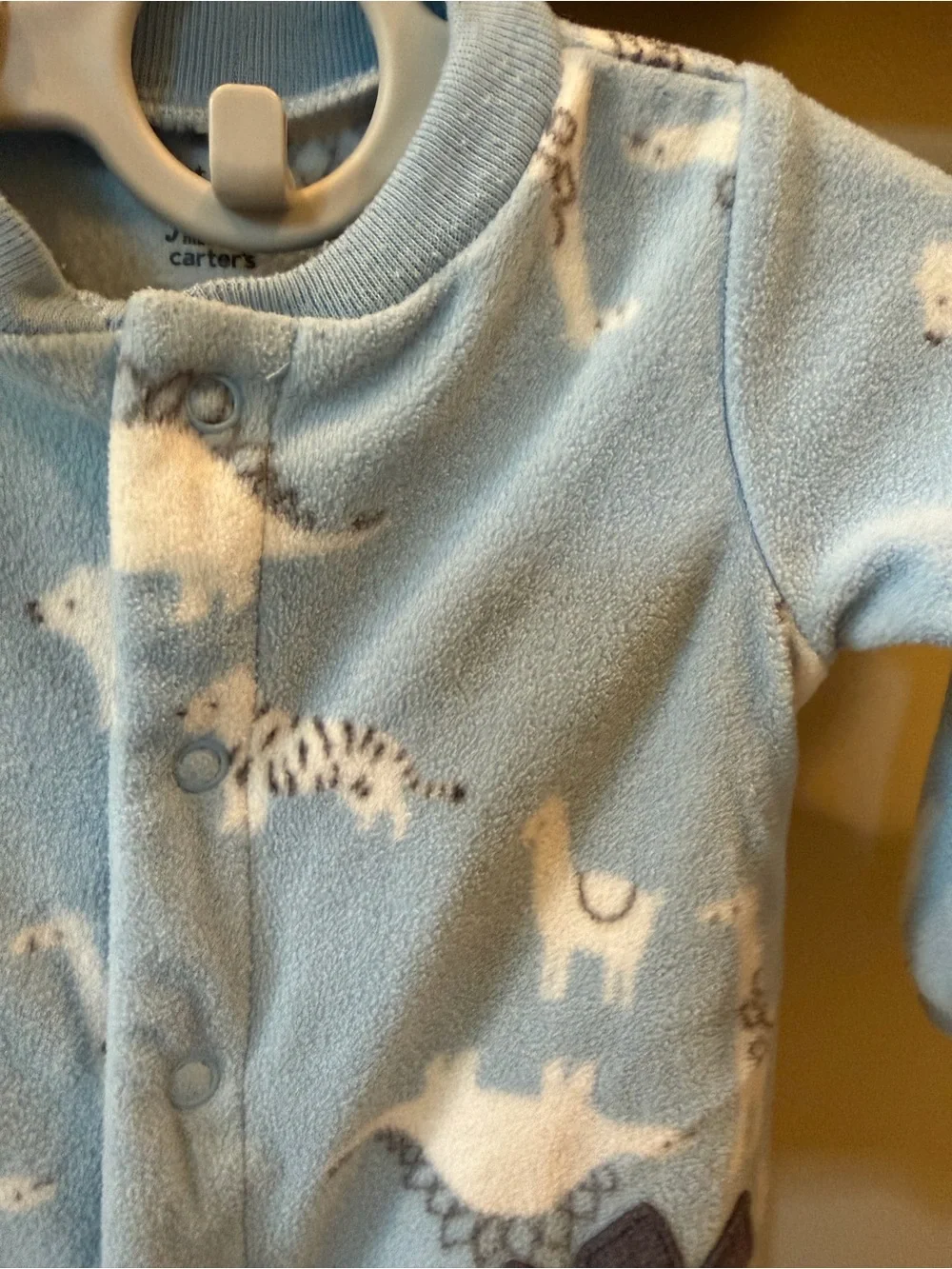 Carter's Baby Boys Footie Pajama Rompers Bundle of 2 Size 6 Months
